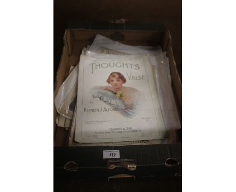A QUANTITY OF VINTAGE SHEET MUSIC