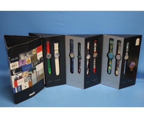 A SWATCH OLYMPIC GAMES WATCH COLLECTION IN ORIGINAL DISPLAY PACKAGING