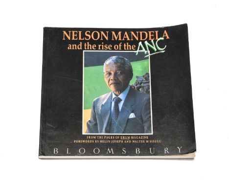 Signed by Nelson Mandela.Schadeberg (Jurgen), Nelson Mandela and the Rise of the ANC.Bloomsbury, 1990, quarto, half title sig