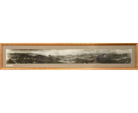 The Khyber Pass, 1936/7.A large panoramic photograph of the Khyber Pass, produced by the British Army for issue to the artill