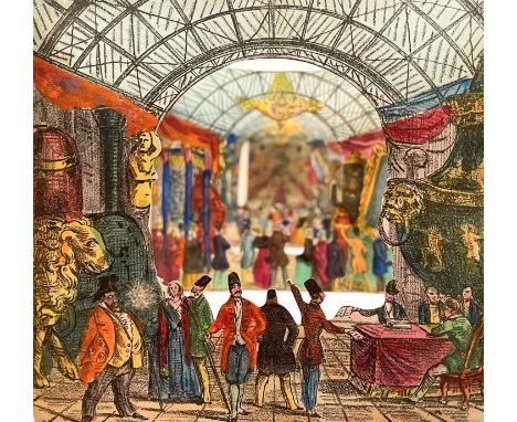 Paper Peepshow.The Great London Exhibition 1851. no date [c.1851], paper peepshow of the Thames Tunnel comprising four colour