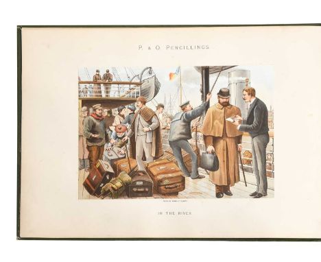 Lloyd (W. W.).P &amp; O Pencillings, published for the Peninsular and Oriental Steam Navigation Company by Day &amp; Son, no 