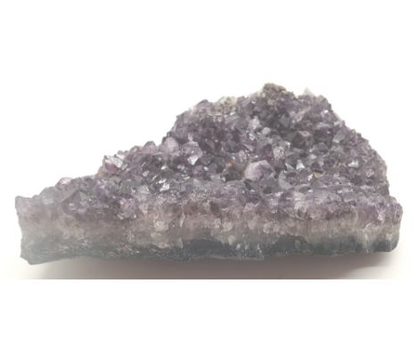 Large piece of raw amethyst crystal, L: 25 cm
