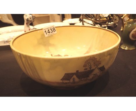 Royal Doulton Hunting fruit bowl signed Cecil Aldin, D: 23 cm 