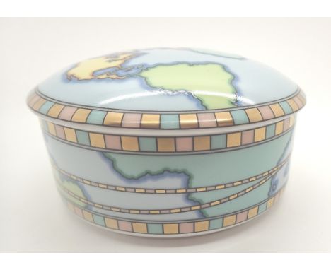 Boxed Tiffany & Co ceramic trinket box