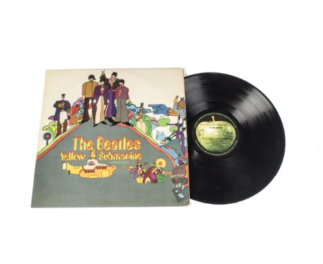 The Beatles, Yellow Submarine LP - Original UK First Pressing Mono release 1969 on Apple - PMC 7070 - With Red Lines above an