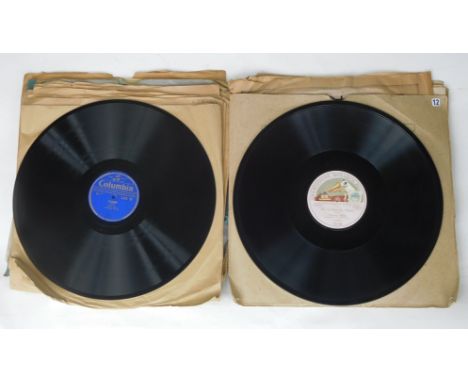Vocal records, 12 inch: approximately 130 by dal Monte, Melchior, Melba, Martinelli, Noble, Nash, Norena, Onegin, Patti, Pear