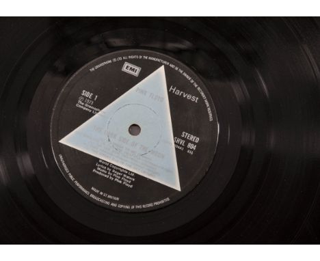 Pink Floyd, Dark Side of the Moon LP - UK 1973 First Press with Solid Blue Triangle Labels - Harvest SHVL 804 - Black Gatefol