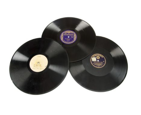 Vocal records, 12-inch: ten, female voice, by Kiurina (Parlo P9165 Turandot), Koshetz (Brunswick 30106 Pique Dame / Reverie &