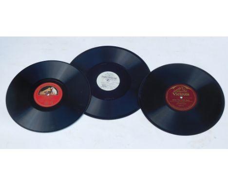 Vocal records, 10 inch: Forty-five by McCormack and three 10 1/2  inch Parlophone; and twenty-seven by Lukine, McEachern, Mar
