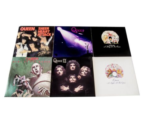Queen, Queen's first ten Studio Albums (if you exclude the Flash Gordon OST) from Queen to The Works - All UK releases and al
