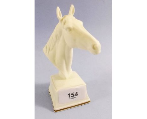 A Royal Worcester bisque horse head 'Eous' 