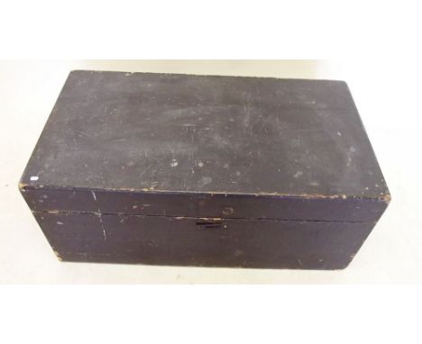 An antique pine trunk