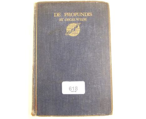 Oscar Wilde 'De Profundis' third edition March 1905 published one month after the first edition