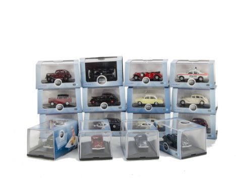 1:76 Oxford Diecast, twenty four models of automobile company vehicles, in original boxes, E, boxes G-E (24)