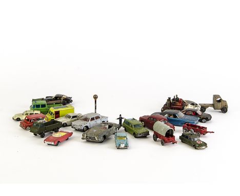 Various Diecast, including Mercury Fiat 1300, Solido Fiat 2300/S, CIJ Dauphine, Husky, Matchbox and others, P-G (20+)