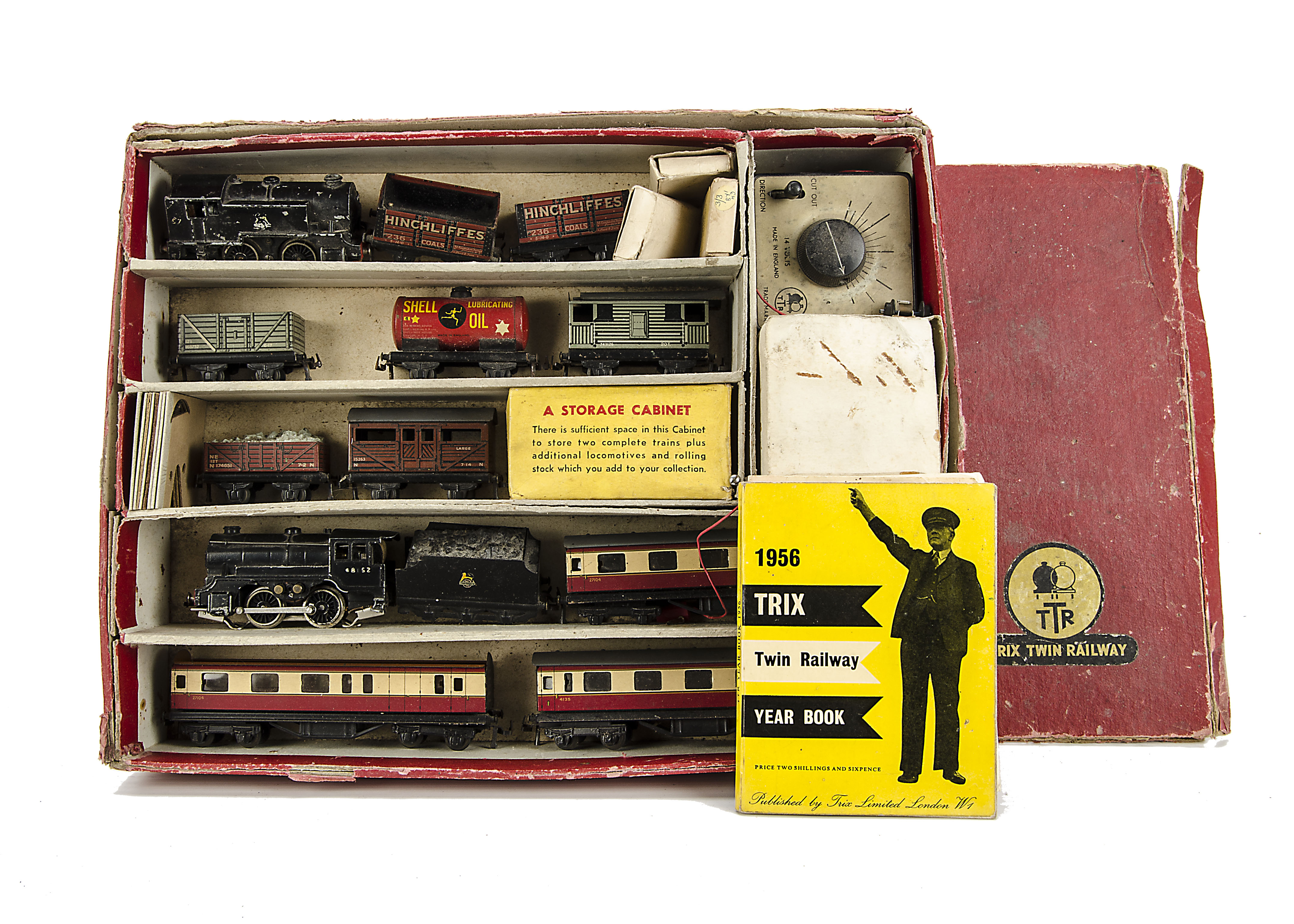 Trix Twin Railway Set: Two Locomotives 498651 with one Tender ...