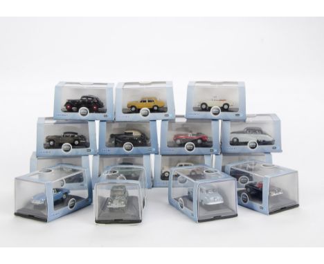 1:76 Oxford Diecast, twenty four models of automobile company vehicles, in original boxes, E, boxes G-E (24)