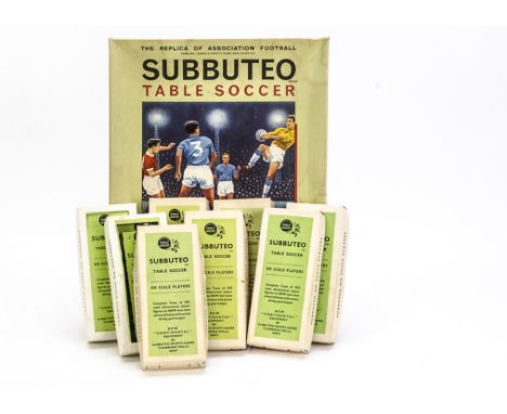 Subbuteo Continental Club Edition Set: Eight Teams including 43 Coventry City, 7 West Ham, 13 Blackpool and others, all in or