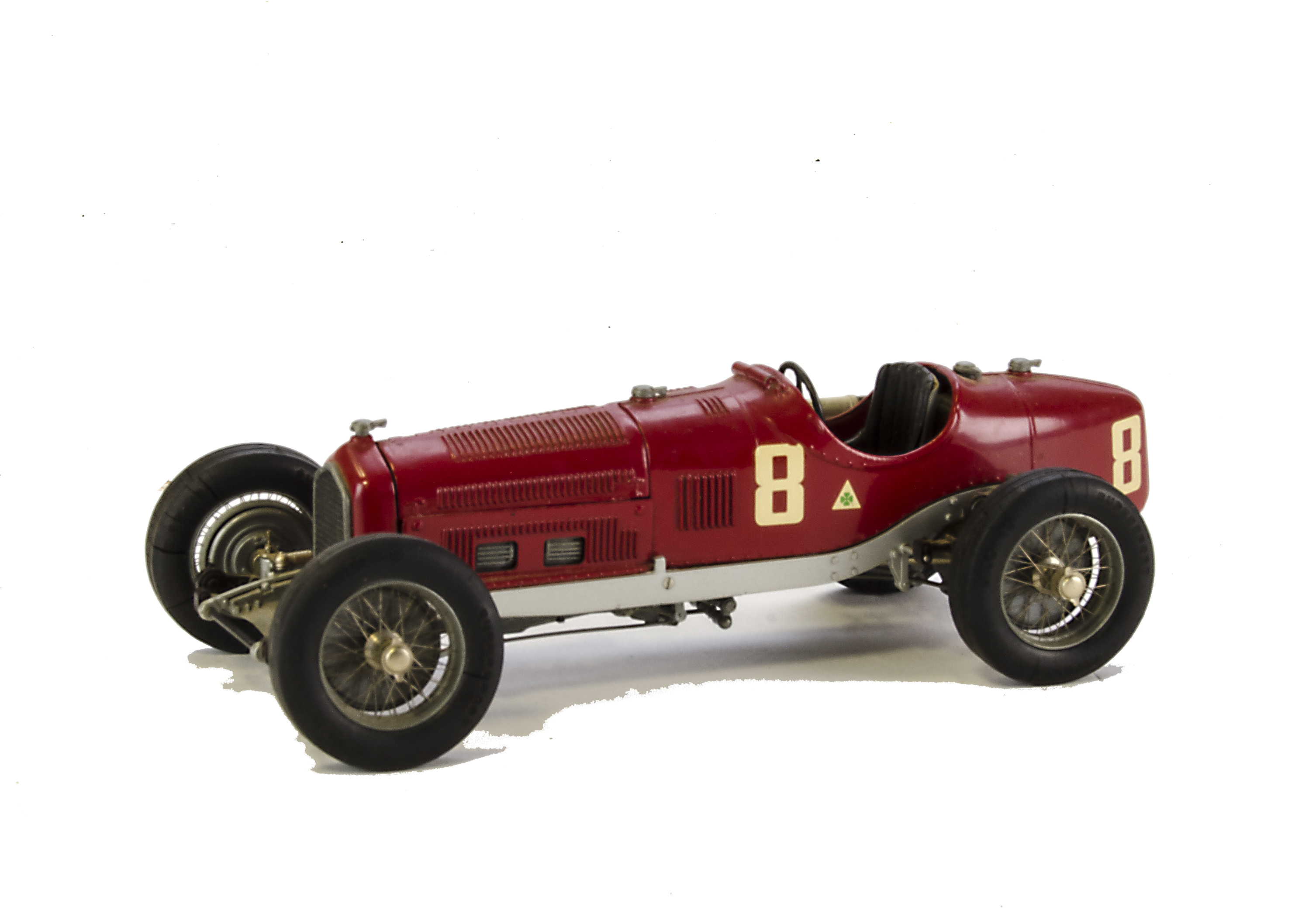 A 1:20 Casadio Alfa Romeo P3 1932-35, hand-built metal model with red ...