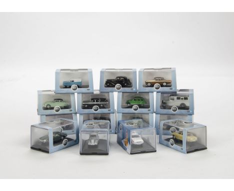 1:76 Oxford Diecast, twenty four models of automobile company vehicles, in original boxes, E, boxes G-E (24)