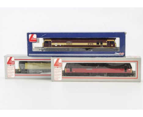 Lima OO Gauge Diesel Locomotives: comprising class 47474 'Sir Rowland Hill' in Rail Express Parcels livery, 59 102 'Village o
