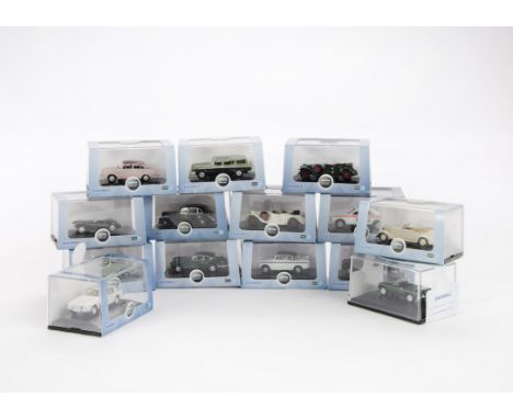 1:76 Oxford Diecast, twenty four models of automobile company vehicles, in original boxes, E, boxes G-E (24)