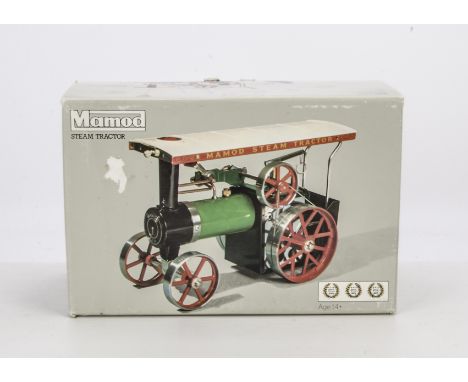 A Mamod Live Steam Traction Engine TE1a, unused in original box with all contents, E, box G-VG