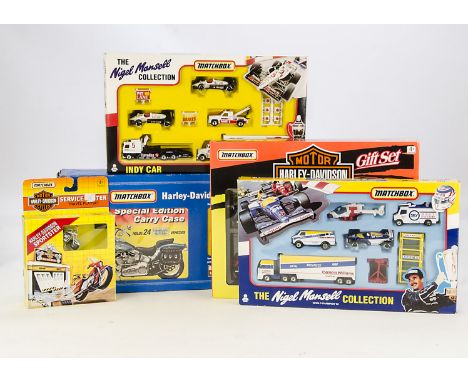 Matchbox Gift Sets, The Nigel Mansell Collection World Champion 92, Indy Car, Harley-Davidson Limited Edition Set, Harley-Dav