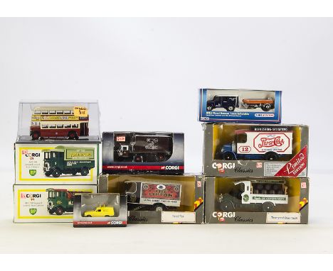 Corgi Classics and commercial vehicles, including AEC 508 forward control 5ton Cabover BP, C867/4 Thornycroft Beer Truck and 