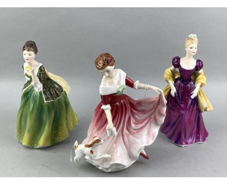 ROYAL DOULTON FIGURE OF 'MY BEST FRIEND', HN 3011, along with four other Doulton figures, a Lladro figure, two Nao figures, a