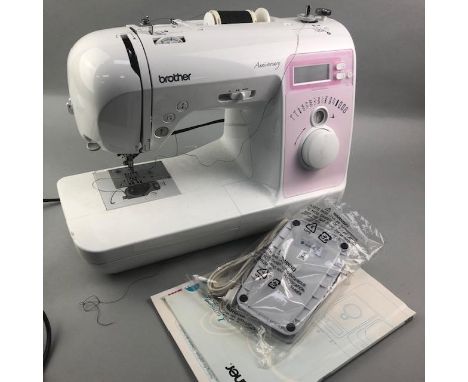 CONTEMPORARY BROTHER SEWING MACHINE, with operation manual