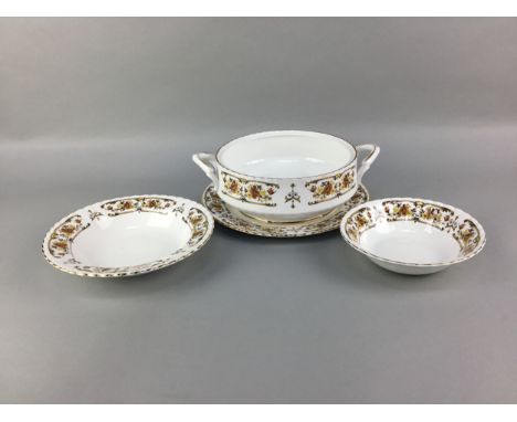 ROYAL STAFFORD 'CLOVELLY' PART DINNER AND TEA SERVICE, comprising over 40 pieces overall, including dinner plates, side plate