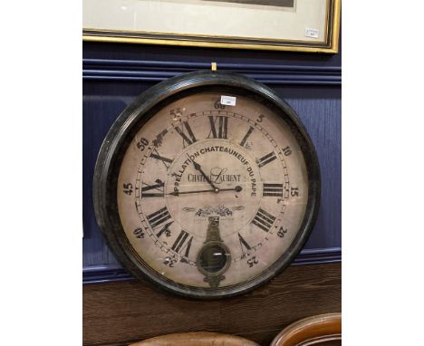 STATION STYLE WALL CLOCK, 62cm diameter