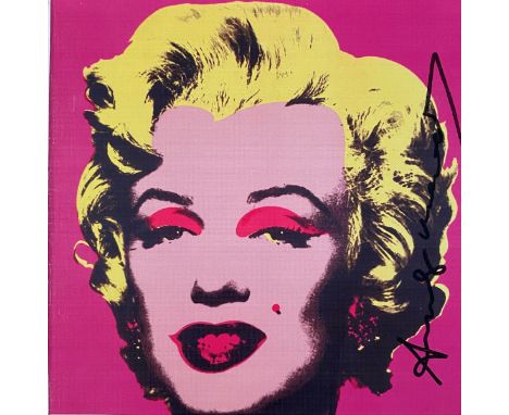 Andy WARHOL (1928-1987) (D'après) Marilyn,1967-1981Sérigraphie en couleur sur carton de l’Exposition « Andy Warhol- A Print R