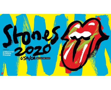 THE ROLLING STONES, Stones Tour, USA-CA, 2020AfficheImpression offset50 x 100 cm