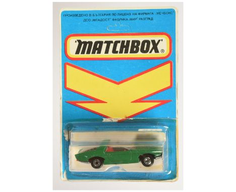 Matchbox Superfast 40a Vauxhall Guildsman Made in Bulgaria Issue&nbsp; - green body, clear windows, red interior, silver pain