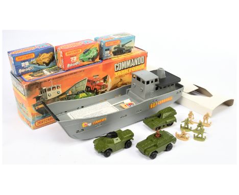 Matchbox Superfast G9 Commando Task Force Gift Set comprising 70 S-P Gun - Military Green, black gun and wheels with brown ru
