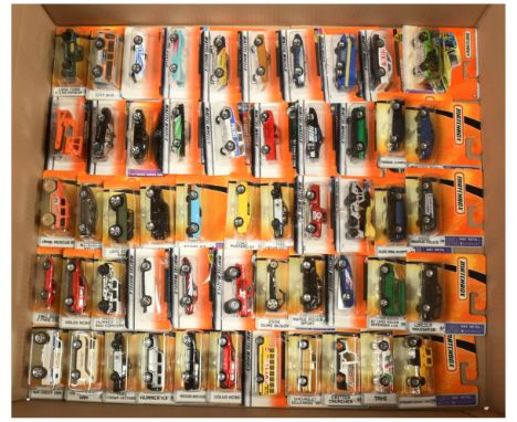 Matchbox Superfast Recent Blister Card Issues including, #20 Mercedes Benz CLS500, #39 '71 Camaro, #12 Dodge Charger plus oth
