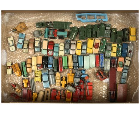 Matchbox and similar, a mixed group to mainly include Regular Wheels such as, K10 Aveling Barford Tractor Shovel, Dinky 105B 