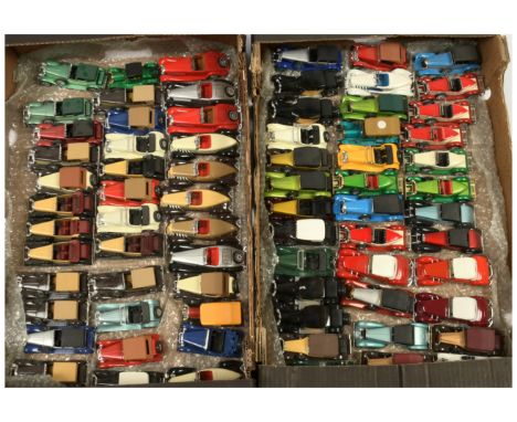 Matchbox Models of Yesteryear large Unboxed Group to Include, Y4 Duesenberg - several variations, Y8 MG TC, Y18 Cord 812 Seda