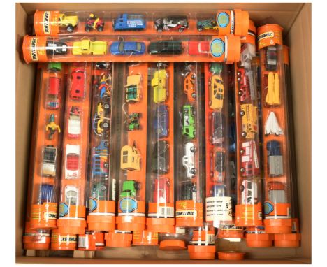 Matchbox Superfast Mattel Issues of 5 Car-Pack Tubes of cars to include, Coca-Cola Vehicles, Off Road Vehicles and others sim