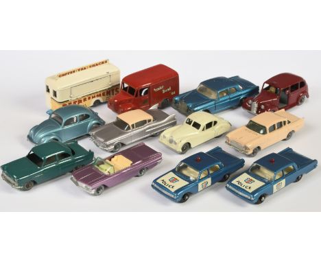 Matchbox Regular Wheels Unboxed group to include 22b Vauxhall Cresta - pale pink body, with green tinted windows, 9 x 20 trea