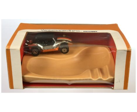 Matchbox Lesney "Souvenirs" Giftware Series K37 Speed Kings Sand Cat - light gold plated body with orange/green/white hood la