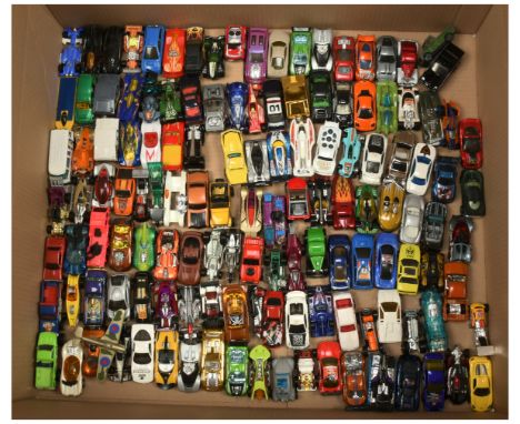 Hot Wheels and similar, a mixed unboxed group to include, Porsche Carrera GT, Camaro Z28, Corgi Junior Land Rover and others 