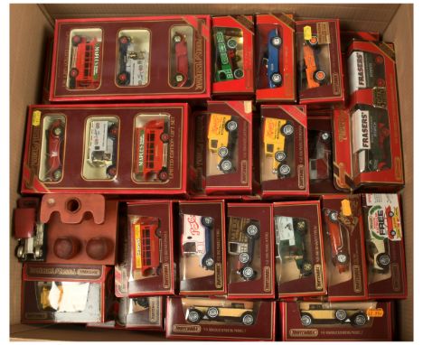 Matchbox Models of Yesteryear a boxed group of Commercial Vehicles and Cars to include, Y3 Ford Model T "Castrol", Y12 Ford M