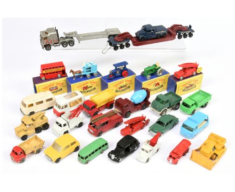 Matchbox Originals and Regular Wheels, a mixed boxed group of Repaints and some Normal issues to include, 21c Commer Milk Bot