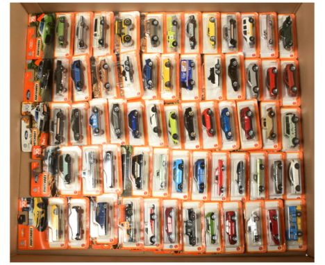 Matchbox Superfast a large blister packed group of Mattel Wheels Issues to include, #33 Chevy Camaro Convertible, #66 McLaren