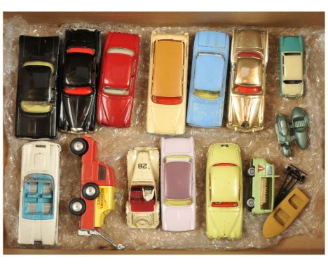 Matchbox, Corgi and Dinky, a mixed unboxed group of Vehicles to include, Corgi Toys Chevrolet Impala, Corgi Studebaker Golden