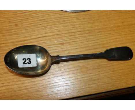 George III silver tablespoon of fiddle pattern by Paul Storr London 1815, 21.5cm long, 71g 